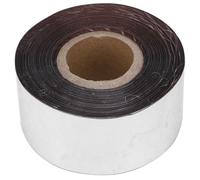 Hot Stamping Foil Roll, Gold Foil for Hot Stamping Machine, 3cm x 120m Bronzing Paper for Leather Cloth Paper Wood Packaging Decoration with Smooth Surface and Brilliant (Silver)