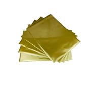 Hot Stamping Foil Size 50PCS Foil Hot Stamping DIY Home Paper Sheet Sky Blue Foil Laser Printer(Matt gold)