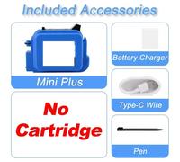 Hot Stamping Machine 12.7mm Nozzle Mini Handheld Inkjet Printer QR Barcode Batch Date Number Expiry Date Coding Machine Portable(Non Cartridge)