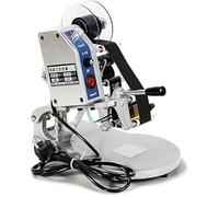 Hot Stamping Machine, Electric Manual Foil Printer for Date Coding, Adjustable Temperature and Lettering for Plastic Packaging