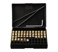 Hot Stamping Pper Letters for Date Coding 120pcs Set for Packaging Needs