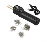 Hot Stapler Kit Wireless 400℃ Quick Plastic Fix Tool Hot Stapler | 4 staple types, wavy design load, stainless steel rust-free, strong shock resistance, DIY projects
