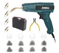 Hot Stapler Plastic Welding Machine Repair Welder Kit, Car Bumper Repair Kit with 800Pcs Flat/Wave/Outside Inside Corner Hot Staples for Repairing Crack Broken Plastic