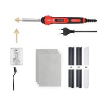 Hot Staples Welder Tool 100W PVC Car Bumper Repair Electric Soldering Iron Fast Heating Leather Ironing Tool(S)