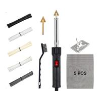 Hot Staples Welder Tool 50W/150W Car Bumper Repair Soldering Iron Kit Home Leather Ironing Tools, Plastic Welding Machine with PP PE PVC ABS(150W Set)