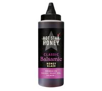 Hot Star Honey Classic Balsamic Glaze - Handcrafted Balsamic Honey Glaze - 100% Natural, No Additives - Perfect for Chicken, Pizza, Pasta, Steak & Noodles - Made in UK - 330g