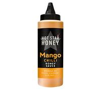 Hot Star Honey Mango Chilli Honey Sauce - Handcrafted Sweet Mango Honey Sauce - 100% Natural, No Additives - Perfect for Chicken, Pizza, Pasta, Steak & Noodles - Made in UK - 315g