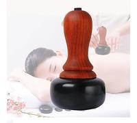 Hot Stone Electric Massager, Massage Stone Warmer Set, GuaSha, Basalt Hot Stones with Heater Kit for Massage Home SPA Relaxation Treatment Pain Relief