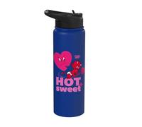 Hot Stuff Hot and Sweet Valentine's Day Stainless Steel Insulated Water Bottle