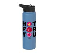 Hot Stuff Hot for You Valentine's Day Stainless Steel Insulated Water Bottle