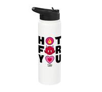 Hot Stuff Hot for You Valentine's Day Stainless Steel Insulated Water Bottle