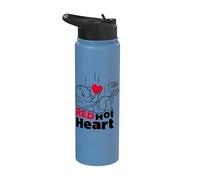 Hot Stuff Red Hot Valentine's Day Stainless Steel Insulated Water Bottle