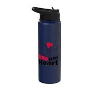 Hot Stuff Red Hot Valentine's Day Stainless Steel Insulated Water Bottle