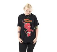 Vanilla Underground Hot Stuff Unisex Black Hot Stuff T-Shirt Short Sleeved T-Shirt (Medium)