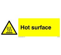 Hot Surface Sign - 150x50mm - L15
