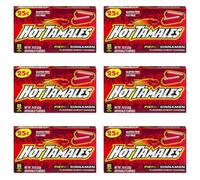 Hot Tamales Candy 22g Box Cinnamon Sweets American Candy - Pack Of 6