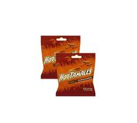 Hot Tamales Chewy Jelly Beans Candy, 5 Ounce Peg Bag (Pack of 2)