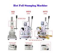 Hot Tanning Machine, Manual Embossing, Press, Printer with Positioning Slider Holder for Multifunctional PVC Leather Papers (90D 80x100mm)