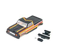 HOT TEAM Hobby Axial 1/30 RC Crawler Plastic Clear Body Shell for SCX30 Ford Bronco 4X4 RTR Brushed Rock Crawler DIY Upgrades (Model 4)