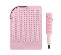 Hot Tool Protection Mat | Silicone Curling Iron Holder - Flat Iron Heat Mat, Styling Tool Heat Mat, Silicone Curling Iron Heat-Proof Pad,Travel Curling Iron Pad for Curling Irons, Hair Straightener
