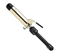 HOT TOOLS New and Improved 24K Gold Professional 1.5" Extended Barrel Curling Iron with Clamp for Loose Curls | 24K Gold Technology for Long-Lasting R