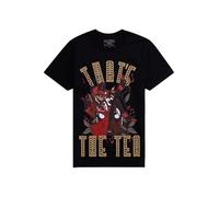 Hot Topic Hazbin Hotel Alastor That's The Tea T-Shirt Exclusive, Multi, S