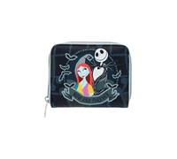 Hot Topic Loungefly The Nightmare Before Christmas Jack & Sally Split Mini Zipper Wallet Multi None