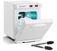 Hot Towel Warmer Cabinet - Large 5L Capacity, Rapid Heating with 360° UV Steriliser, Versatile for Towels and Daily Essentials, Towel Cabinet for Facial Salon Beauty Massage SPA Bathroom（White）