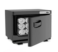 Hot Towel Warmer Professional 8L Small Cabinet Black Color for Spa Beauty Salon Barber Shop and Home Use