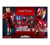 Hot Toys 1/6 MMS687D52 The Avengers Iron Man Mark VI 6 (2.0) All-New In Stock