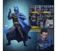 Hot Toys Exclusive DC Comics The Flash: Batman 1/6th Scale Statue (Blue & Grey Suit) (30cm)