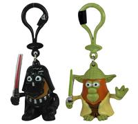 Hot Toys Japan Star Wars Mr Potato Head 6cm Mini Figures Keychains - Vader & Yoda