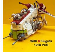 Hot Toys Star 1228pcs Plan Republic Dropship Gunship Building Blocks Bricks Legoing WARS 75021 Toys For Children Birthday Gift NO BOX