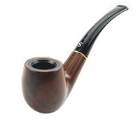 Hot Traditional Style Nature Tobacco Handmade Ebony Wood Smoking Pipe Bent