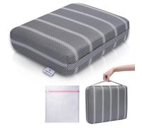 Hot Tub Booster Seat Cushion Pillow for Indoor or Outdoor Use, 16 x 12 x 4.3 Inche Weighted Spa Pillow with Washable 4D Mesh Cover & Non-Slip Micro Dot Bottom, Hot Tub Accessories for Adults,Quick Dry