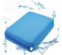 Hot Tub Booster Seat, Weighted SPA Booster Seat Cushion with Non-Slip Micro Dot Bottom, 15 x 12 x 5 Inches - 3D Air Mesh Washable Spa Booster Seat For Indoor Outdoor, Quick Dry Bath Accessories (Blue)