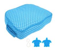 Hot Tub Booster Seat, Weighted SPA Booster Seat Cushion with Non-Slip Micro Dot Bottom, 40x32x13cm 3D Air Mesh Washable Spa Boosters Seats For Indoor Outdoor Quick Dry Bath Accessory(blue)