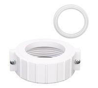 Hot Tub Split Nut, Spa Split Nut with Screw and O-Rings Replacement Heater Union Split Nut Pump Union Split Nut Bath Split Nut Heater Assemblies for Repairing Spa Builders