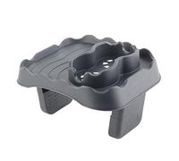 Hot Tub Table Tray, Adjustable Anti-Slip Drink Holder with Drain Holes for Spa Side Table, Grey Portable Poolside Accessory for Outdoor Patio Relaxation