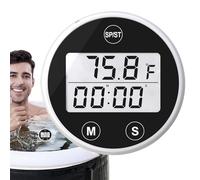 Hot Tub Temperature Gauge | Cold Plunge Water Bath Temperature Tester - Easy Read Alarm Pond Test Waterproof Hot Tub Accessories for Women Men Adults