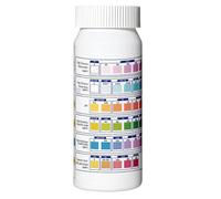 Hot Tub Test Strips - 1.42x1.42x3.78 Inches Pool Water Testing Kit, Strips Pool And Spa Tast, 6-in-1 Accurate Water Test Strip For Pol | Saltwater, Pond, Fountain, Hot Tub, Freshwater, Home
