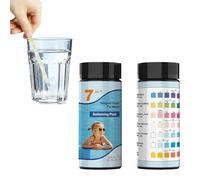 Hot Tub Test Strips - 100PCS Pool & Spa Water Testing Kit, Accurate pH Test Strips for Total Alkalinity, Free Chlorine & Bromine, 7-in-1 Quick Test Kit for Swimming Pool Hot Tub Spa