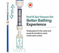 Canadian Spa Deluxe Water Vacuum, Blue