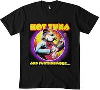 Hot Tuna and Furthurmore Tour Mens T-Shirt Casual Cotton Unisex White Tees Tops L