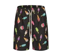 Hot Tuna Mens Printed Swim Short Black 4XL