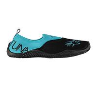Hot Tuna Womens Multi Directional Tread Pattern Aqua Water Shoes (4 (37), BlackTurq)