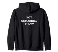 Hot Unmarried Aunty - Funny Cool Independent Zip Hoodie