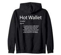 Hot Wallet Definition Bitcoin Cryptocurrency Crypto Wallet Zip Hoodie