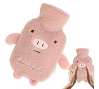 Hot Water Bag | 1L Cartoon Design Bib - Hot Water Bottle for Legs Hands Shoulder Back - Travel Camping Adults Winter