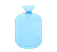 Hot Water Bag, 2000ml 3 Color Transparent Hot Water Bottle Bag Heat/Cold Big Size Water Bag (Blue)